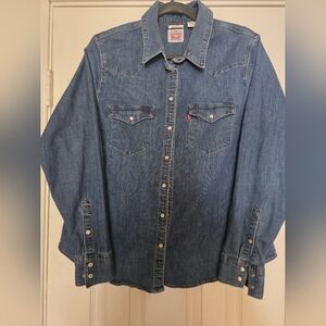 Levi's Classic Blue Western Shirt